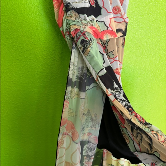 urban outfitters euc sheer/lined city dress - Picture 6 of 8